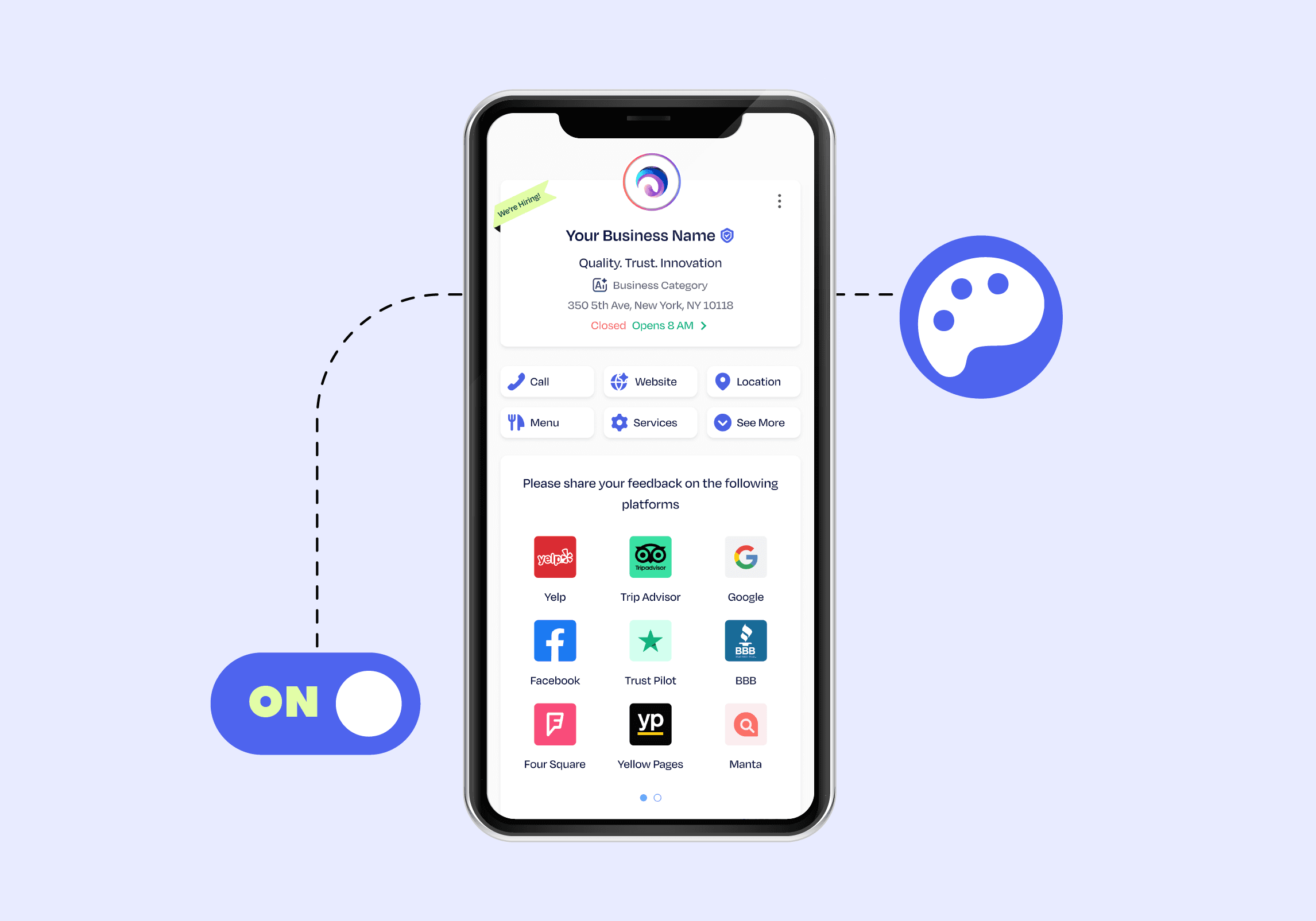 Digital Business Profile illustration