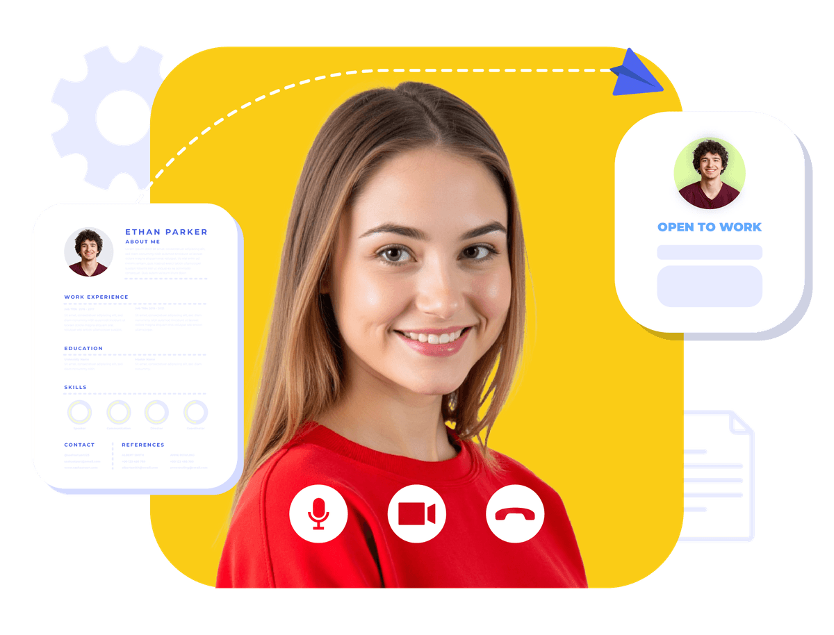 Candidate profile and application forms on Krofile for tailored hiring processes.