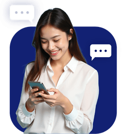 Client using QR code to access professional services, contact info, and leave a review via Krofile.